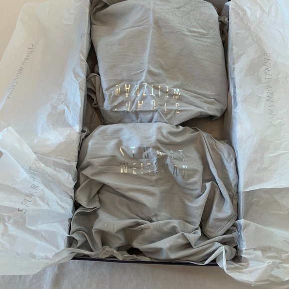 Rare Stuart Weitzman ALLLEGS thigh high boots, grey suede, size 10M, NIB
